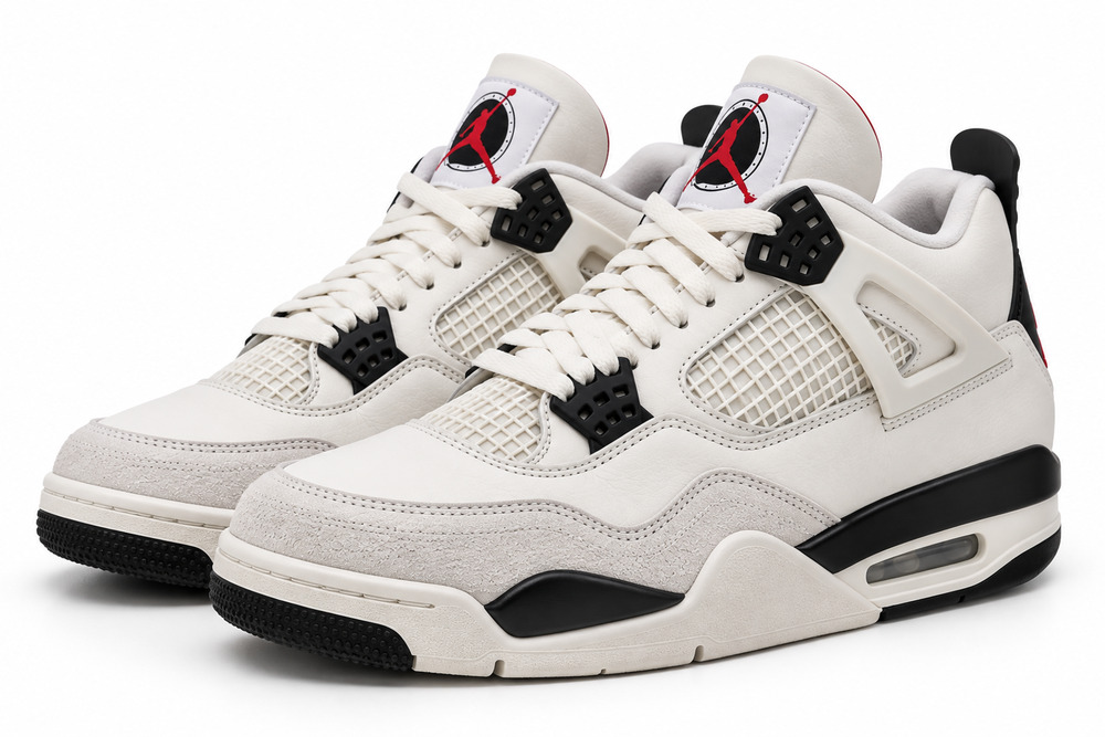 Air Jordan 4 'Flight Club' Sail White Black IM4002-100 Men's Size 12